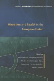 Cover of: Migration And Health In Europe
