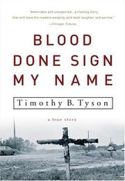 Cover of: Blood Done Sign My Name: A True Story