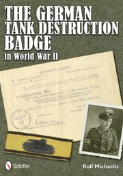 Cover of: The German Tank Destruction Badge In World War Ii