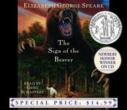 Cover of: The Sign of the Beaver by Elizabeth George Speare