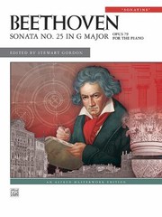 Cover of: Sonata No 25 In G Major Opus 79 Sonatine For The Piano