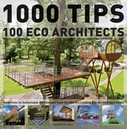 Cover of: 1000 Tips By 100 Eco Architects