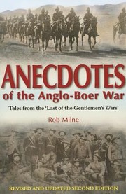 Cover of: Anecdotes Of The Angloboer War