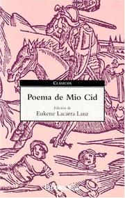 Cover of: Poema del Mio Cid by Anonymous