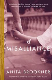 Cover of: A Misalliance by Anita Brookner