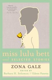 Cover of: Miss Lulu Bett and selected stories