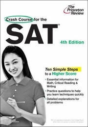 Cover of: Crash Course For The Sat The Lastminute Guide To Scoring High