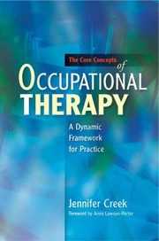 Cover of: The Core Concepts Of Occupational Therapy A Dynamic Framework For Practice by 