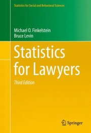 Cover of: Statistics for Lawyers
            
                Statistics for Social and Behavioral Sciences