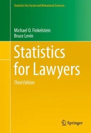 Cover of: Statistics for Lawyers
            
                Statistics for Social and Behavioral Sciences by 