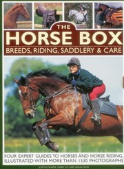 Cover of: Horse Box Breeds Riding Saddlery Care by 