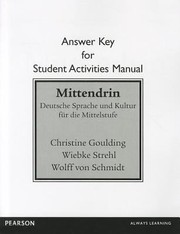 Cover of: Mittendrin Sam Deutsche Sprache Und Kultur Fur Die Mittelstufe