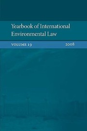 Cover of: Yearbook Of International Environmental Law 2008