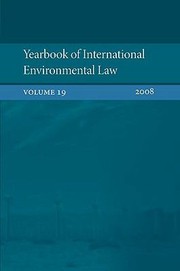 Cover of: Yearbook Of International Environmental Law 2008 by 