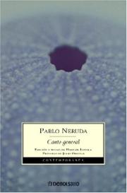 Cover of: Canto General by Pablo Neruda