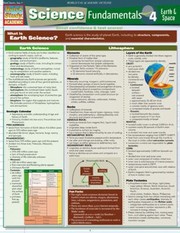 Cover of Science Fundamentals 4 Earth Space by BarCharts Inc.