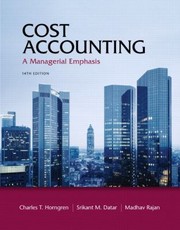 Cover of: Cost Accounting New Myaccountinglab With Pearson Etext by 