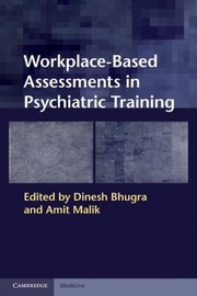 Cover of: Workplacebased Assessments In Psychiatric Training