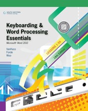 Cover of: Keyboarding Word Processing Essentials Microsoft Word 2010 Lessons 155