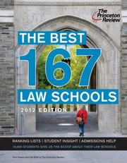 Cover of: The Best 167 Law Schools