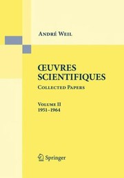 Cover of: Oeuvres Scientifiques