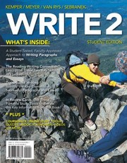 Cover of: Write 2 Paragraphs And Essays
