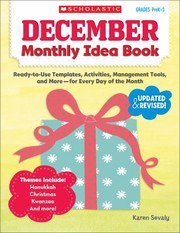 Cover of: December Monthly Idea Book Readytouse Templates Activities Management Tools And Morefor Every Day Of The Month