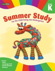 Cover of: Summer Study Grade K by 