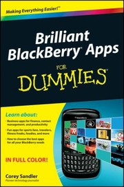 Cover of: Brilliant Blackberry Apps For Dummies