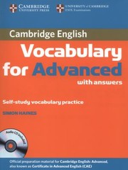 Cover of: Cambridge Vocabulary For Advanced With Answers Selfstudy Vocabulary Practice