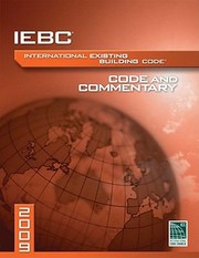 Cover of: International Existing Building Code Code And Commentary 2009 by 