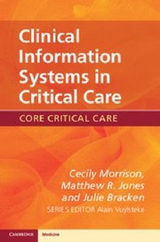 Cover of: Clinical Information Systems In Critical Care by Diaz Criss Jones