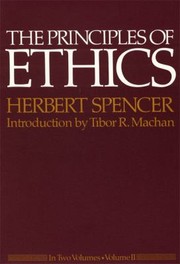 Cover of: The Principles Of Ethics Introd By Tibor R Machan