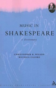 Cover of: Music In Shakespeare A Dictionary