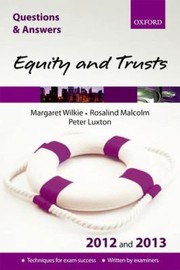 Cover of: Equity Trusts 2012 And 2013