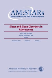 Cover of: Sleep And Sleep Disorders In Adolescents