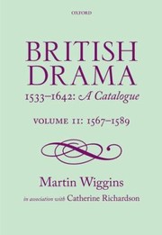 Cover of: British Drama 1533 1642 A Catalogue