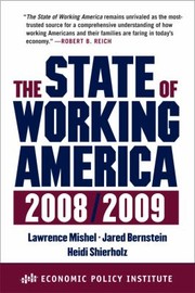 Cover of: The State Of Working America 20082009 by 