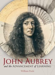 Cover of: John Aubrey And The Advancement Of Learning by 