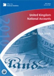 Cover of: United Kingdom National Accounts 2010 The Blue Book