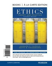 Cover of: Ethics Theory And Practice Books A La Carte Edition