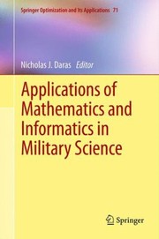 Cover of: Applications Of Mathematics And Informatics In Military Science