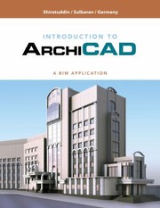 Cover of: Introduction To Archicad A Bim Application