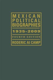 Mexican Political Biographies 19352009 by Roderic Ai Camp
