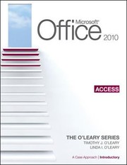 Cover of: Microsoft Office Access 2010 A Case Approach