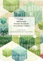 The Broadview Pocket Glossary Of Literary Terms by Broadview Press