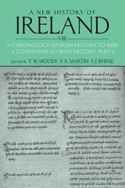 Cover of: A Chronology Of Irish History To 1976 A Companion To Irish History Part I