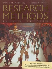 Cover of: Research Methods Apa Edition