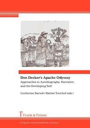 Cover of: Don Deckers Apache Odyssey Approaches To Autobiography Narrative And The Developing Self
