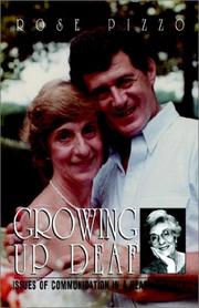 Cover of: Growing Up Deaf | Rose Pizzo